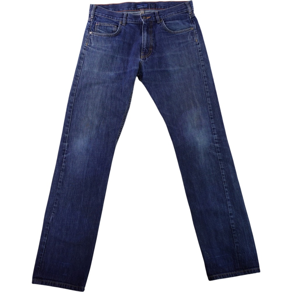 Patagonia Jeans Mens 33x34 Blue Straight Leg Organic Cotton Denim 10830